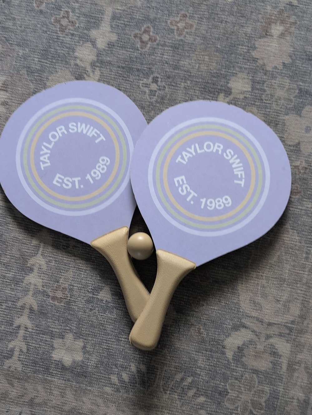 Taylor Swift Est. 1989 Paddle Ball Set - Lavender